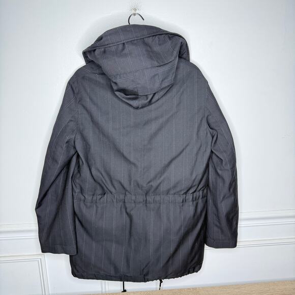 Stella McCartney Wool Black Stripe Puffer Made in Italy 36 NEW - Picture 8 of 16
